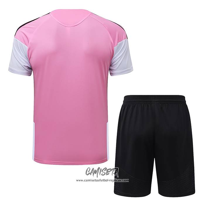 Chandal del Inter Miami 2026-2027 Manga Corta Rosa - Pantalon Corto